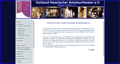 Desktop Screenshot of amateurtheater-hessen.de